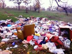 В Армянске обнаружена новая свалка